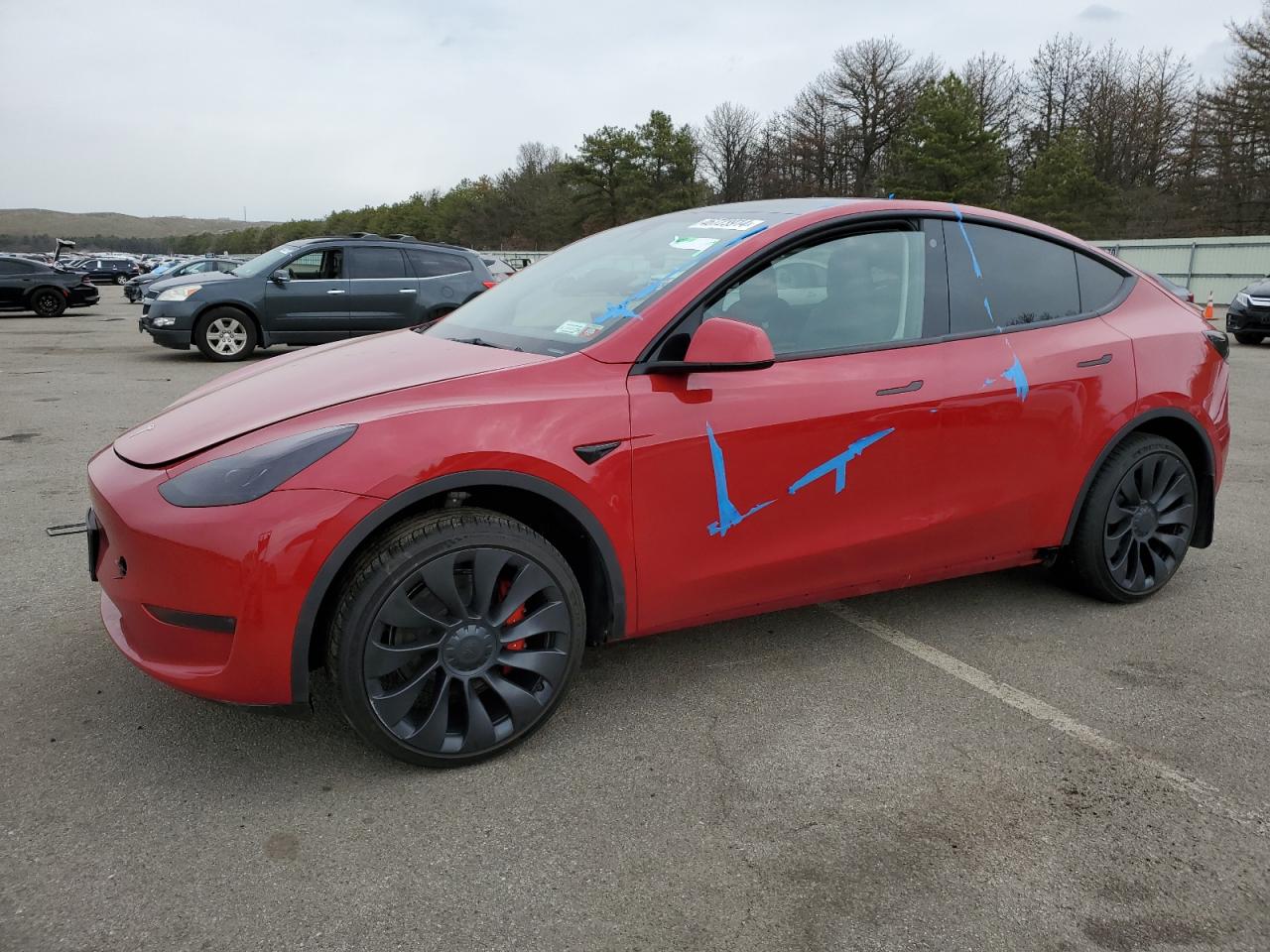 2023 Tesla Model Y VIN: 7SAYGDEF8PF701712 Lot: 46723914