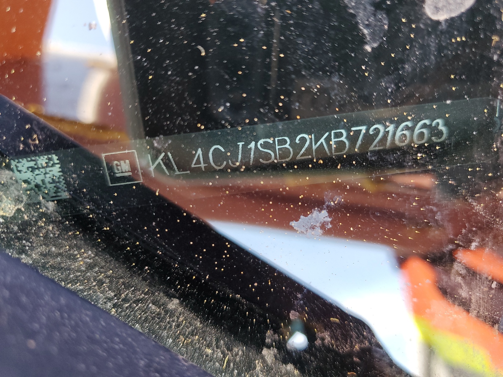 KL4CJ1SB2KB721663 2019 Buick Encore Sport Touring