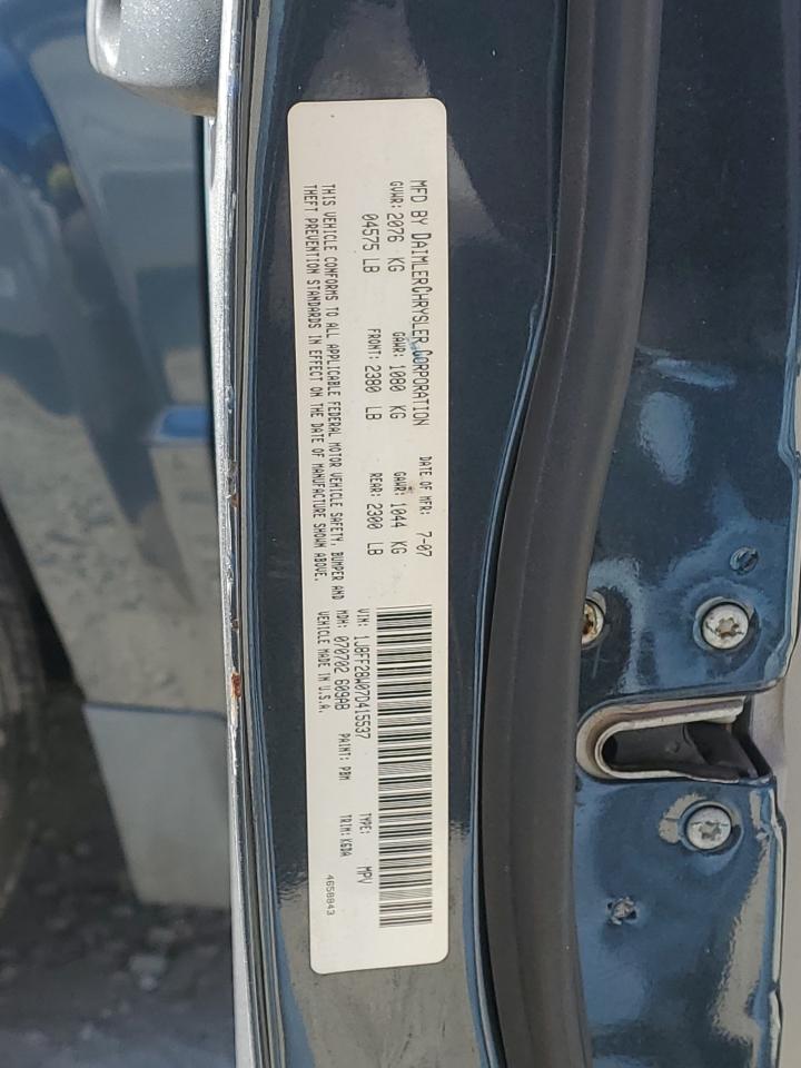 1J8FF28W07D415537 2007 Jeep Patriot Sport