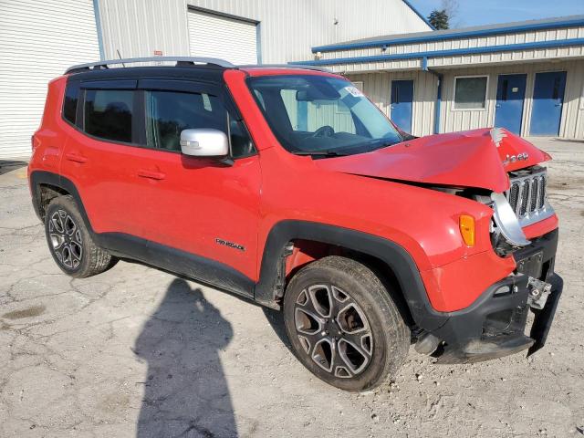  JEEP RENEGADE 2016 Червоний