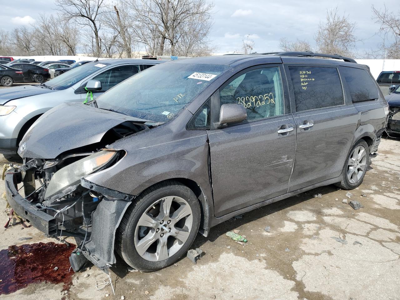 2013 Toyota Sienna Sport VIN: 5TDXK3DC2DS399673 Lot: 45133144