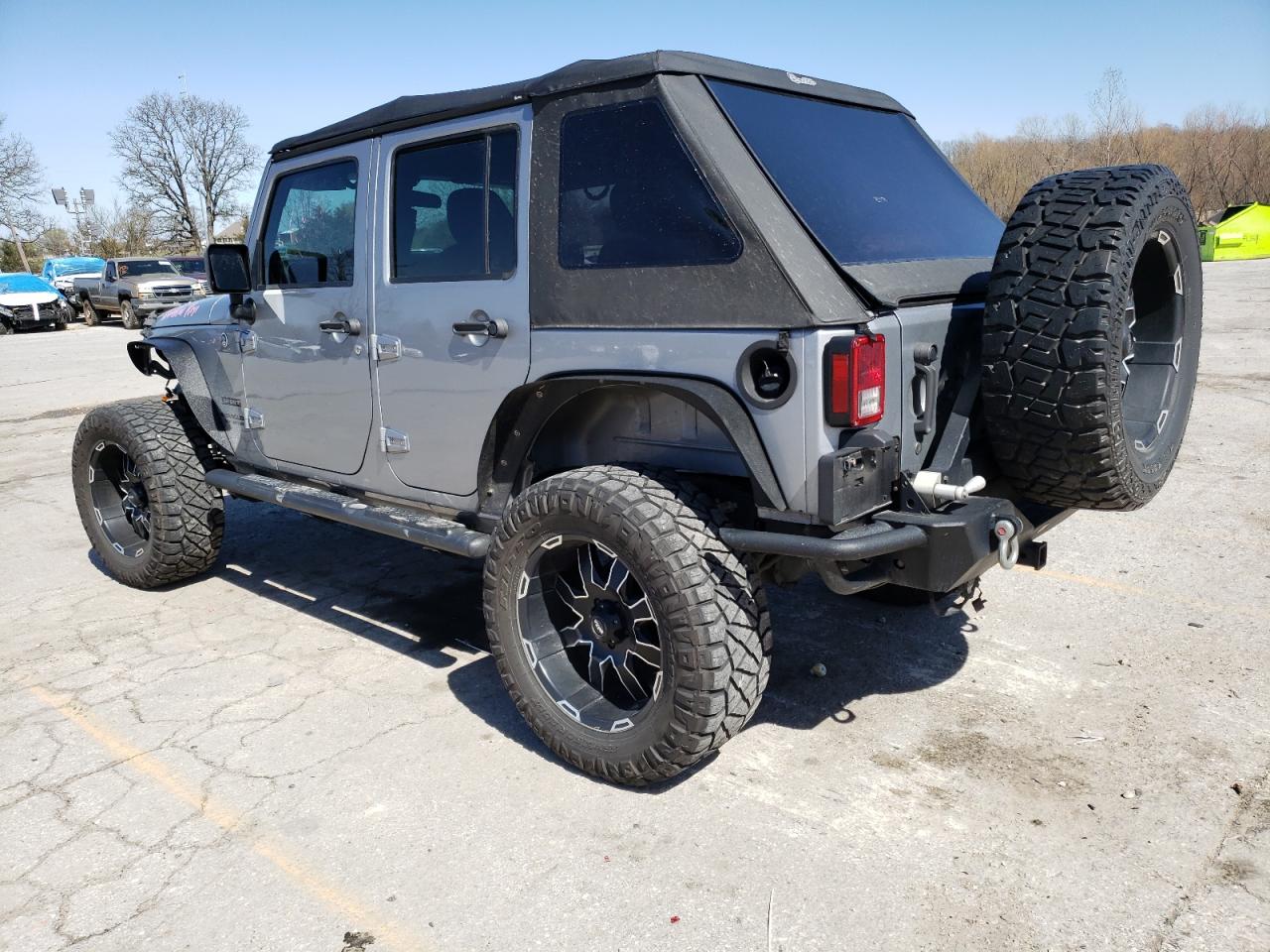 1C4BJWDG3EL325943 2014 Jeep Wrangler Unlimited Sport