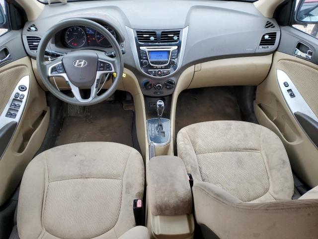  HYUNDAI ACCENT 2012 Czerwony