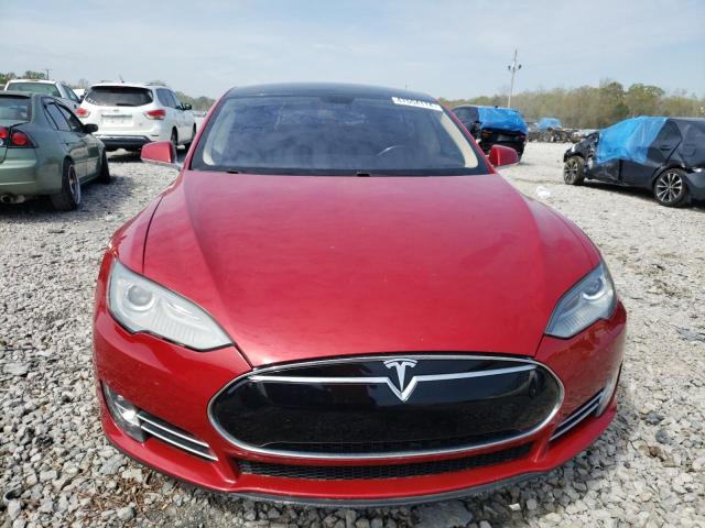  TESLA MODEL S 2014 Красный