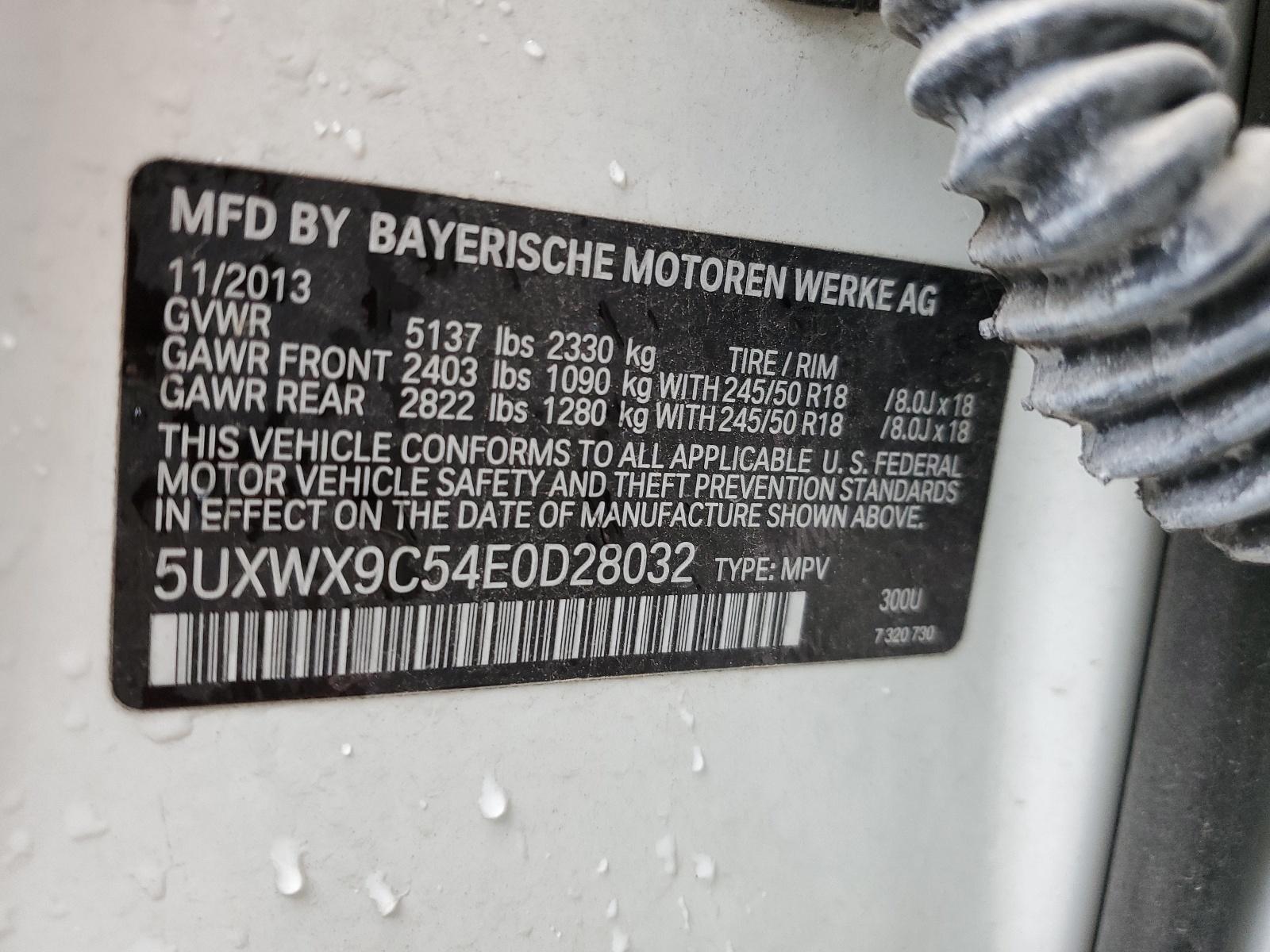 5UXWX9C54E0D28032 2014 BMW X3 xDrive28I