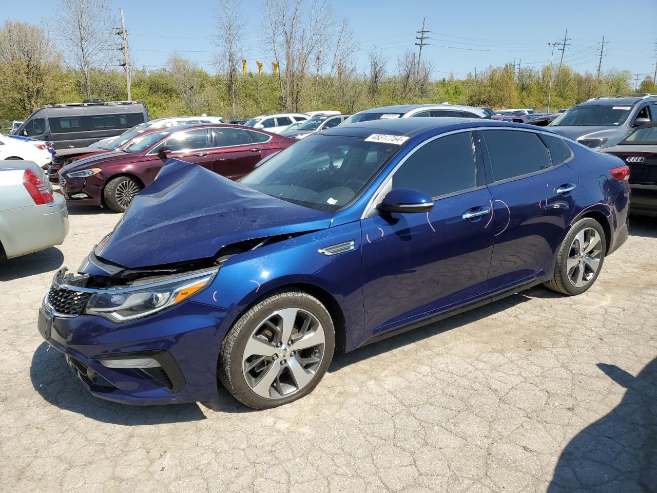 2019 Kia Optima Lx VIN: 5XXGT4L33KG376793 Lot: 48317754