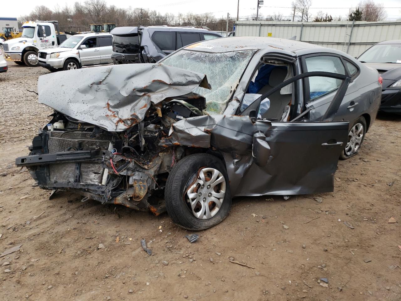 2010 Hyundai Elantra Blue na sprzedaż w Hillsborough, NJ - Front End