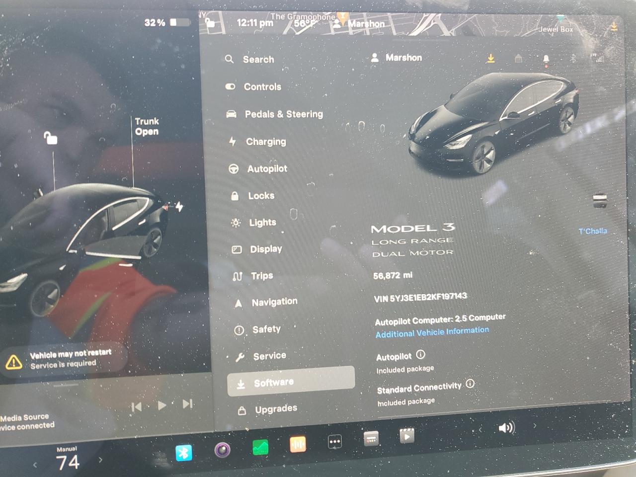 5YJ3E1EB2KF197143 2019 Tesla Model 3