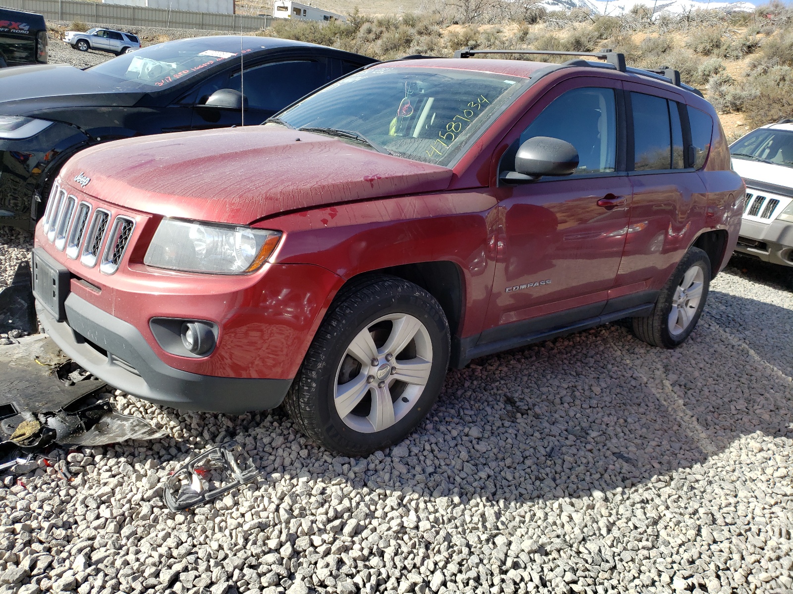 2016 Jeep Compass Sport vin: 1C4NJDBB6GD741782