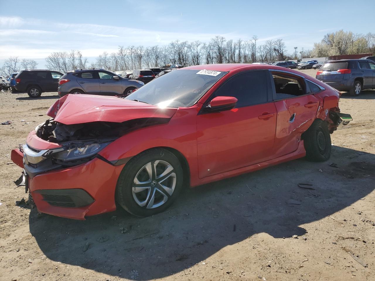 2017 Honda Civic Lx VIN: 2HGFC2F52HH526865 Lot: 47634874