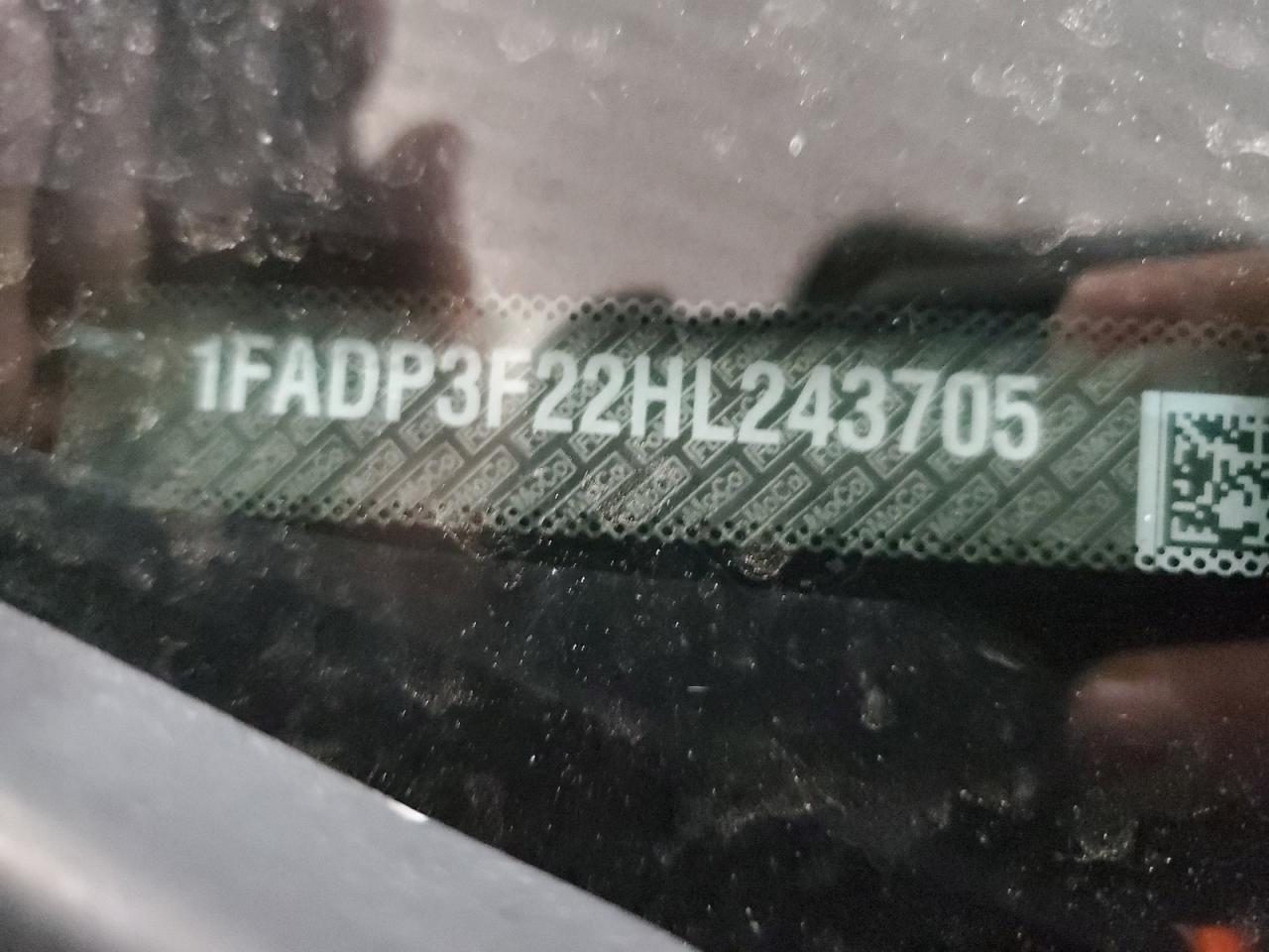 2017 Ford Focus Se VIN: 1FADP3F22HL243705 Lot: 46642004