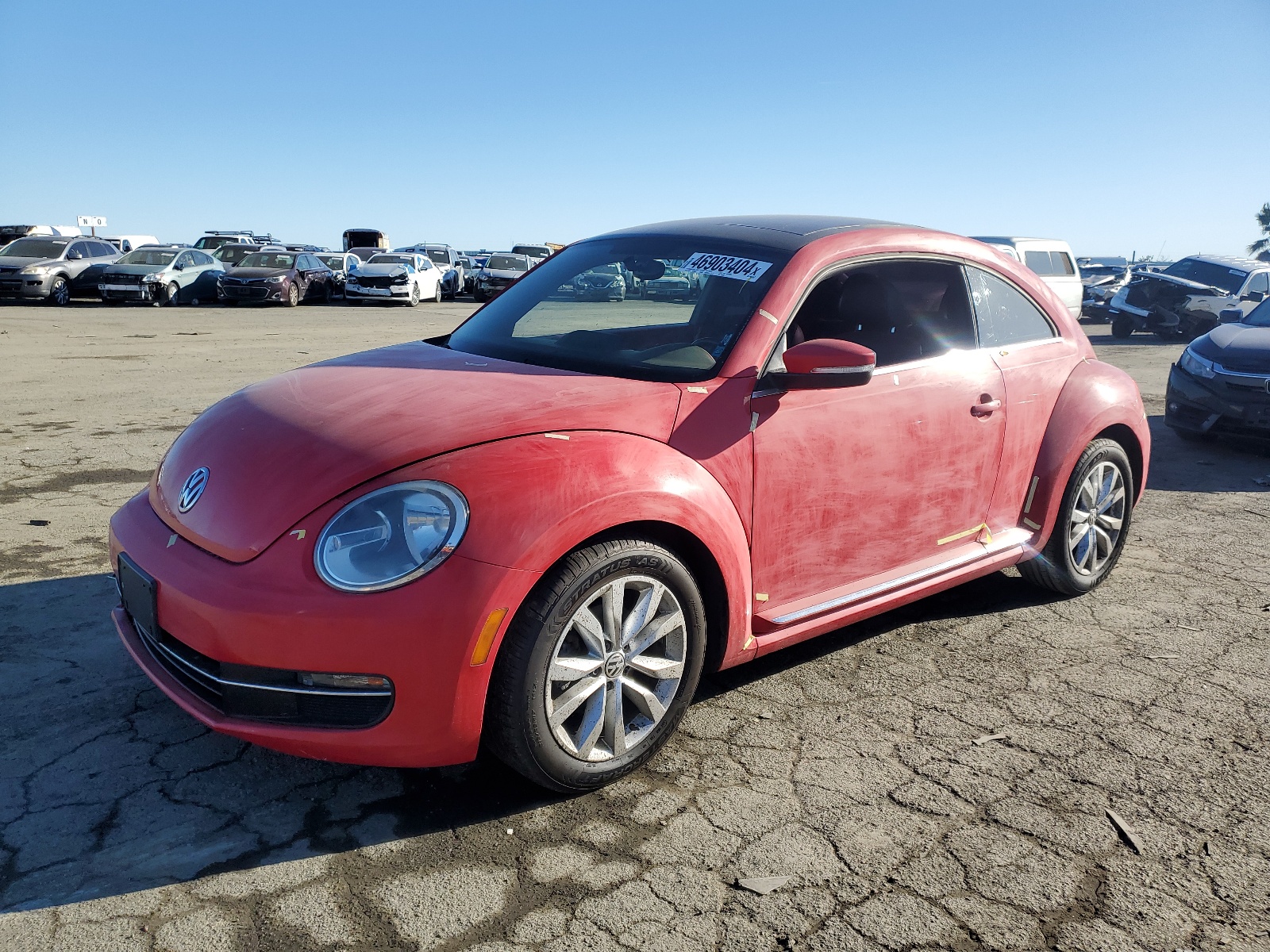 2014 Volkswagen Beetle vin: 3VWJL7AT9EM609425