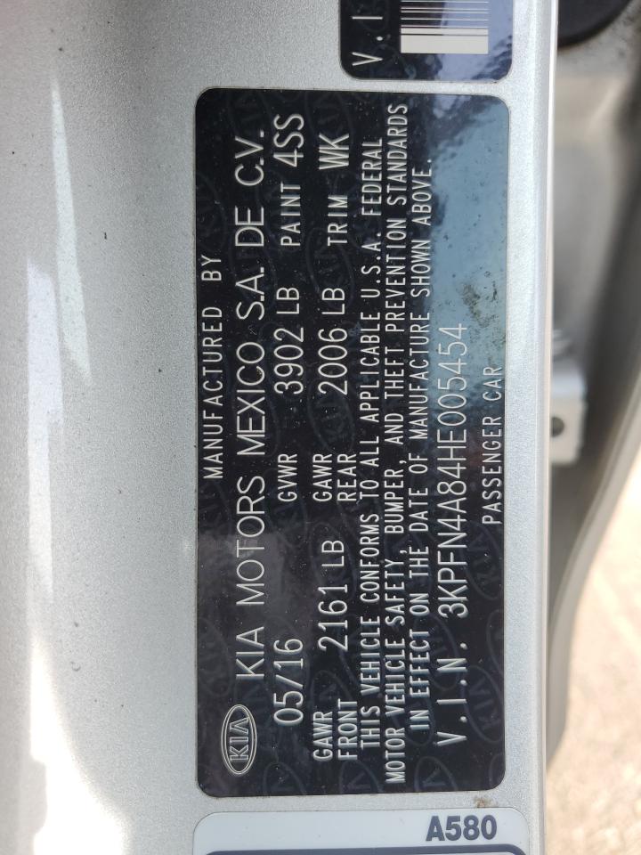 2017 Kia Forte Ex VIN: 3KPFN4A84HE005454 Lot: 46840084