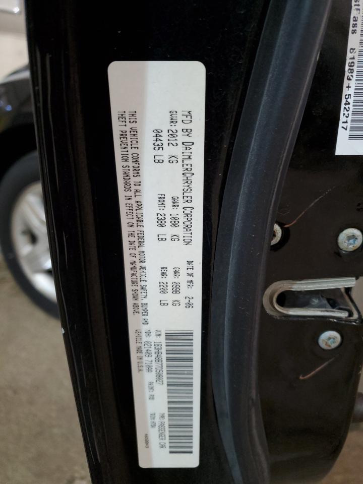 2007 Dodge Caliber Sxt VIN: 1B3HB48B77D508027 Lot: 57847644