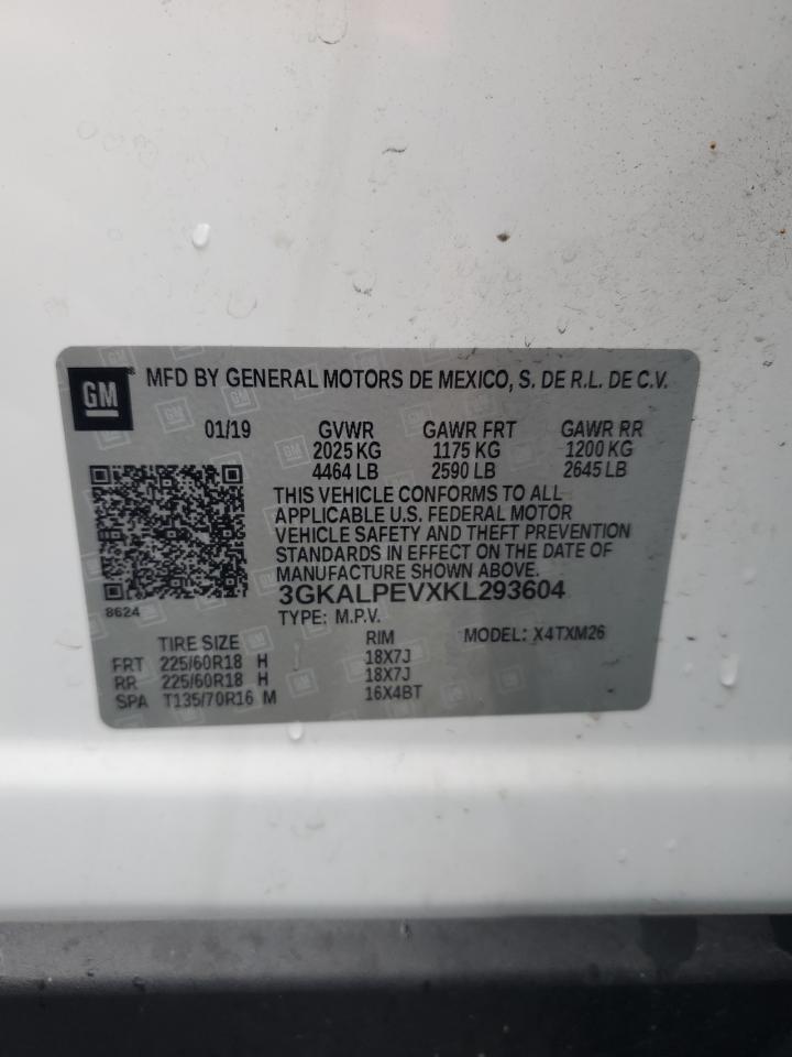 3GKALPEVXKL293604 2019 GMC Terrain Slt