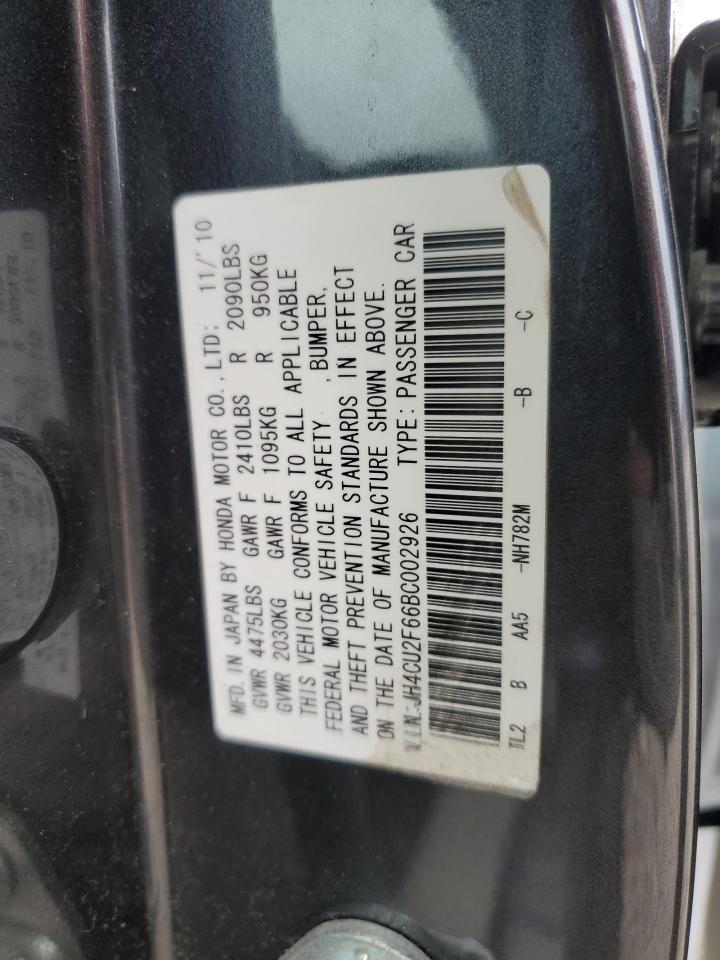 JH4CU2F66BC002926 2011 Acura Tsx