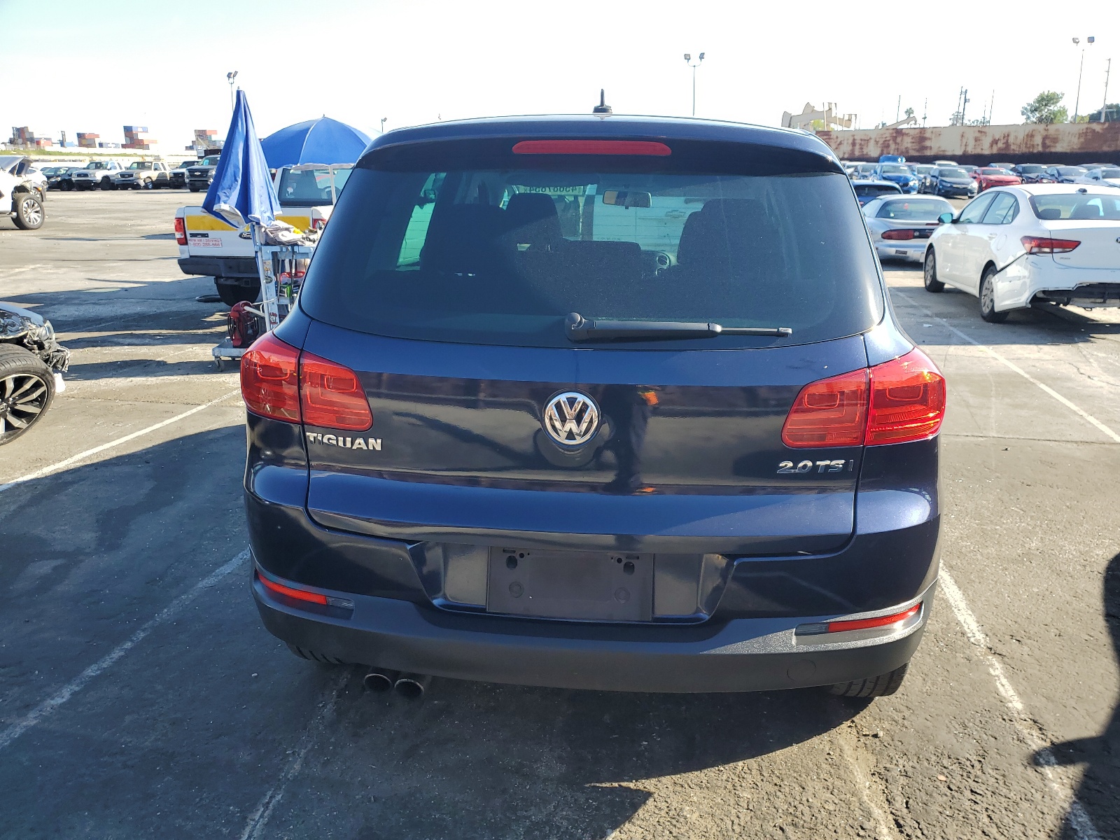 2013 Volkswagen Tiguan S vin: WVGAV3AX9DW592080