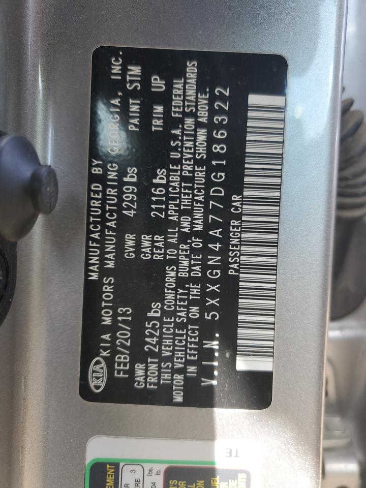 2013 Kia Optima Ex VIN: 5XXGN4A77DG186322 Lot: 48769774