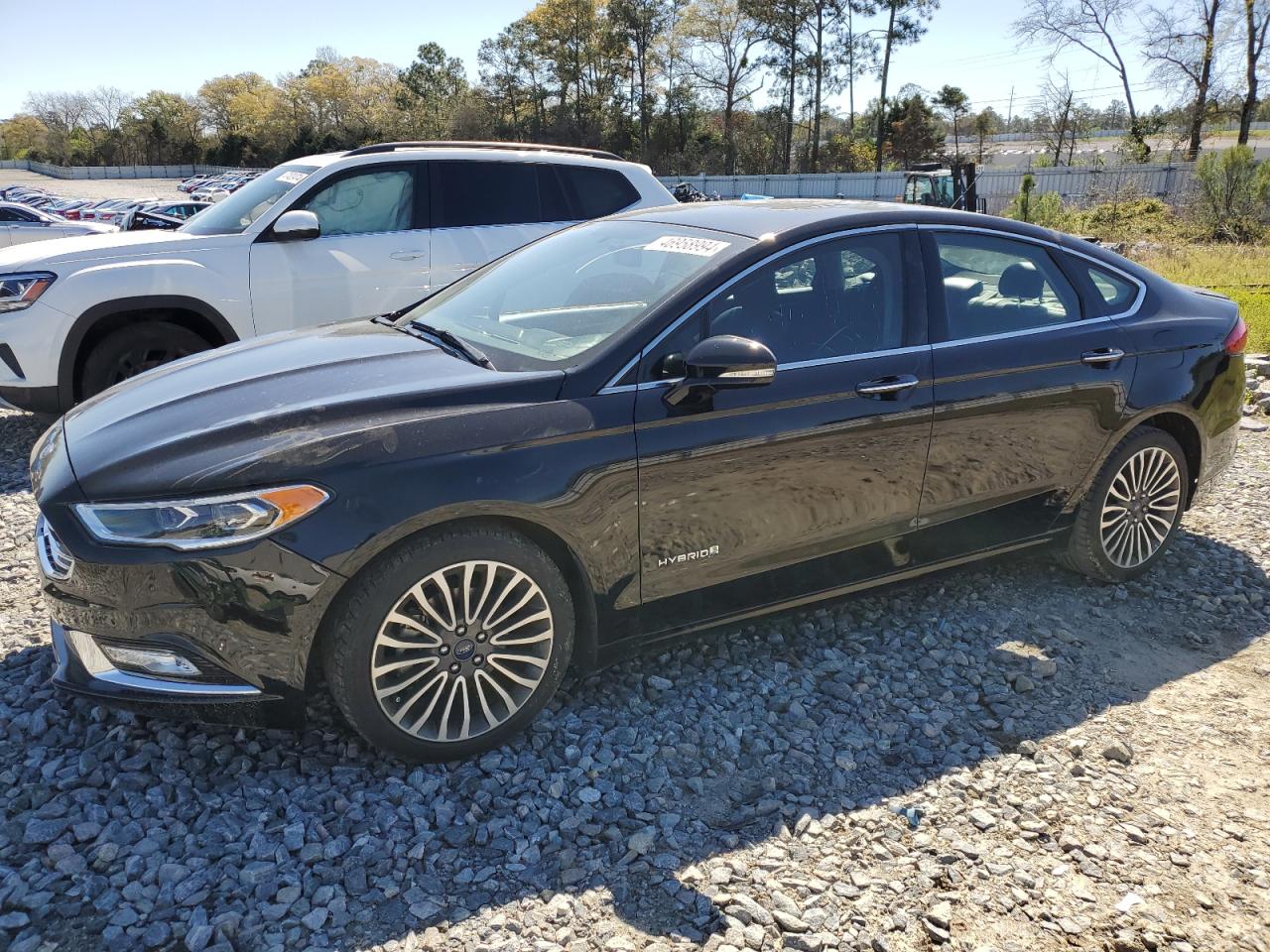 2018 Ford Fusion Titanium/Platinum Hev VIN: 3FA6P0RU1JR131747 Lot: 46958994