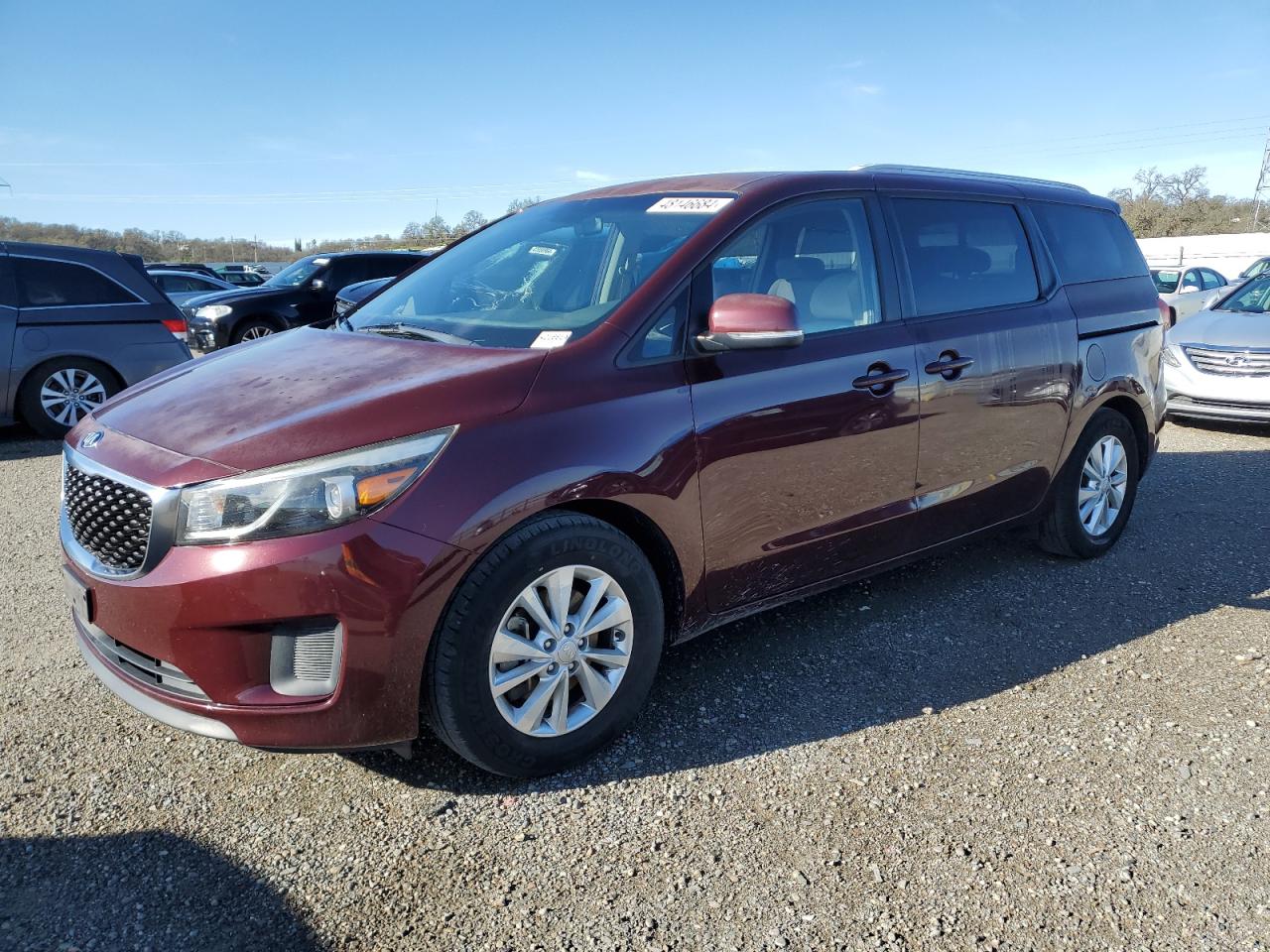 2015 Kia Sedona Lx للبيع في Anderson، CA - Mechanical