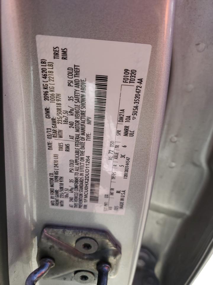 1FMCU0HX2DUD11264 2013 Ford Escape Sel