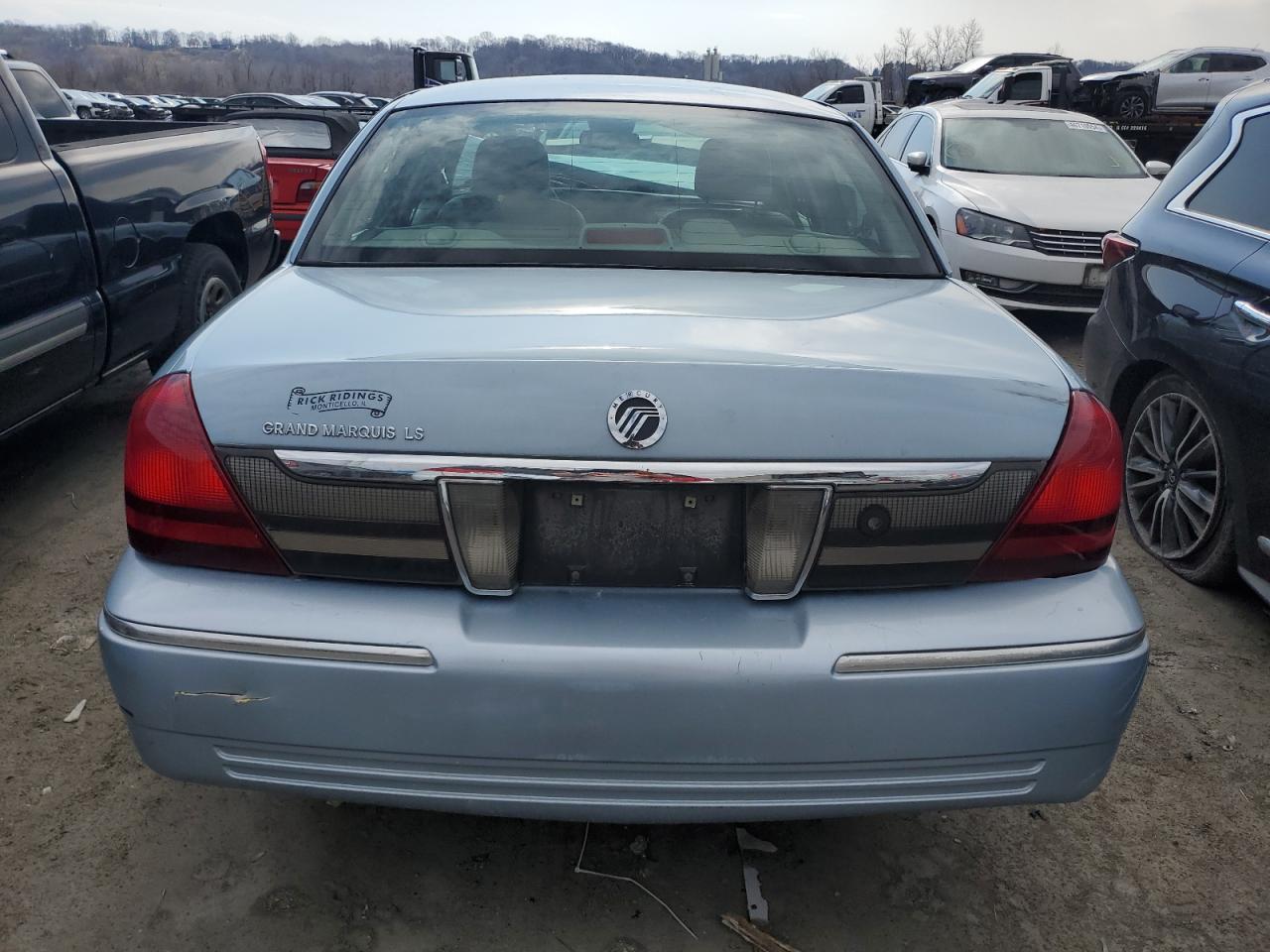 2007 Mercury Grand Marquis Ls VIN: 2MEFM75V17X629725 Lot: 58160624