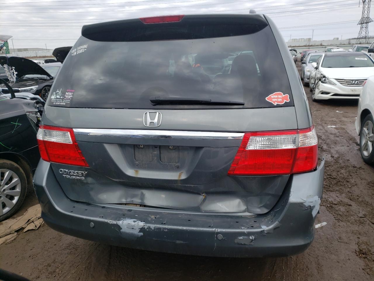 2007 Honda Odyssey Touring VIN: 5FNRL38887B034385 Lot: 55083384