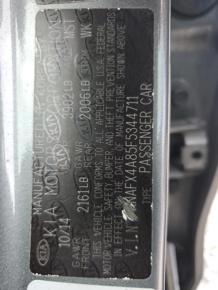 KNAFX4A85F5344711 2015 Kia Forte Ex