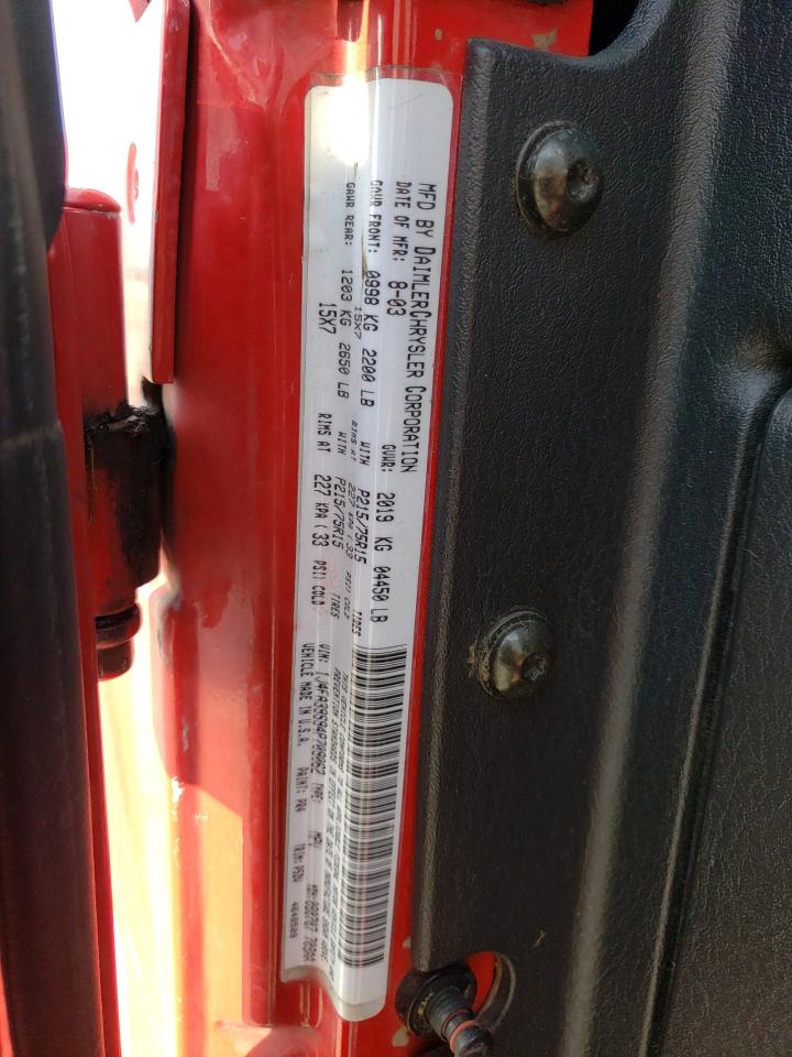 2004 Jeep Wrangler X VIN: 1J4FA39S94P709062 Lot: 45573034