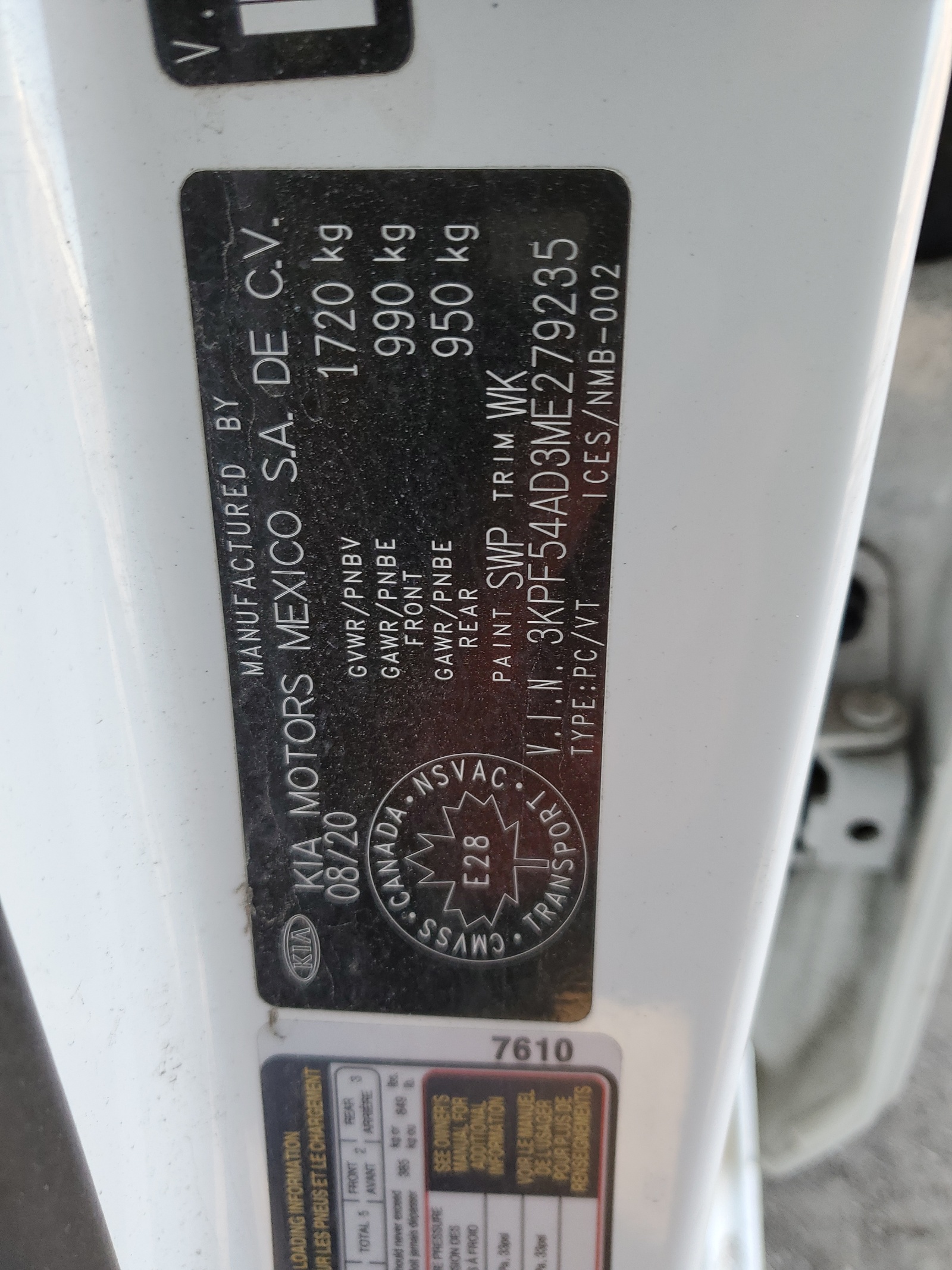 3KPF54AD3ME279235 2021 Kia Forte Ex