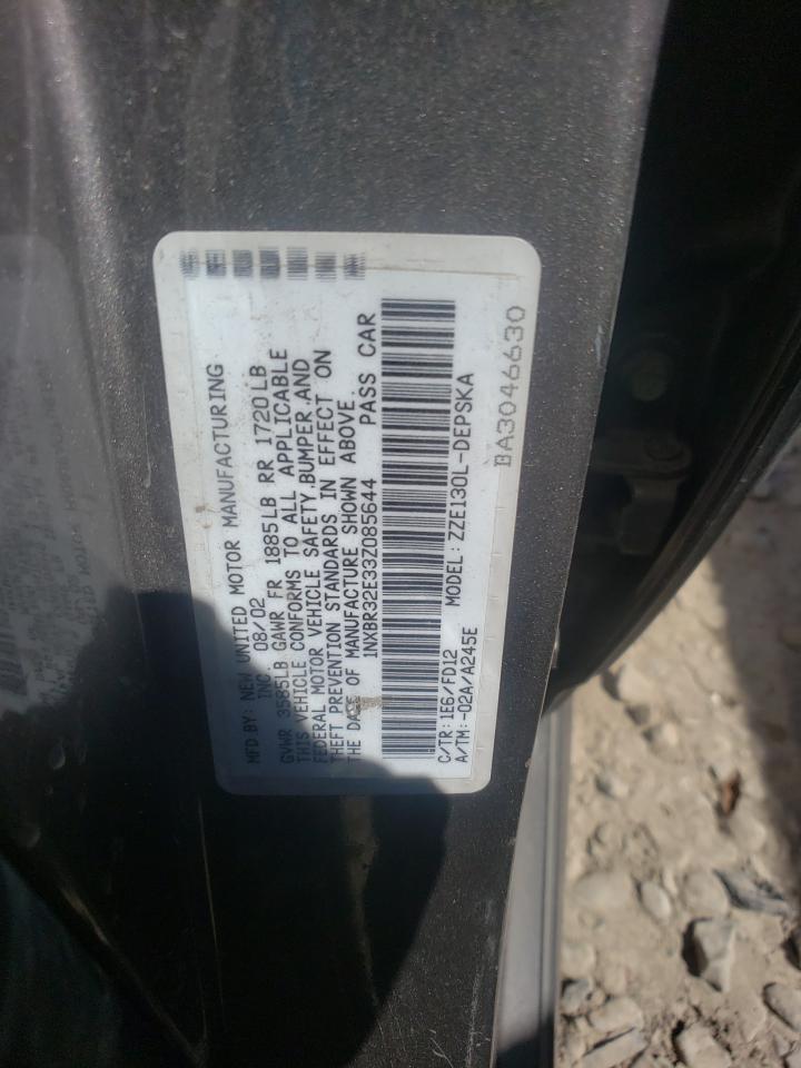 2003 Toyota Corolla Ce VIN: 1NXBR32E33Z085644 Lot: 47290634