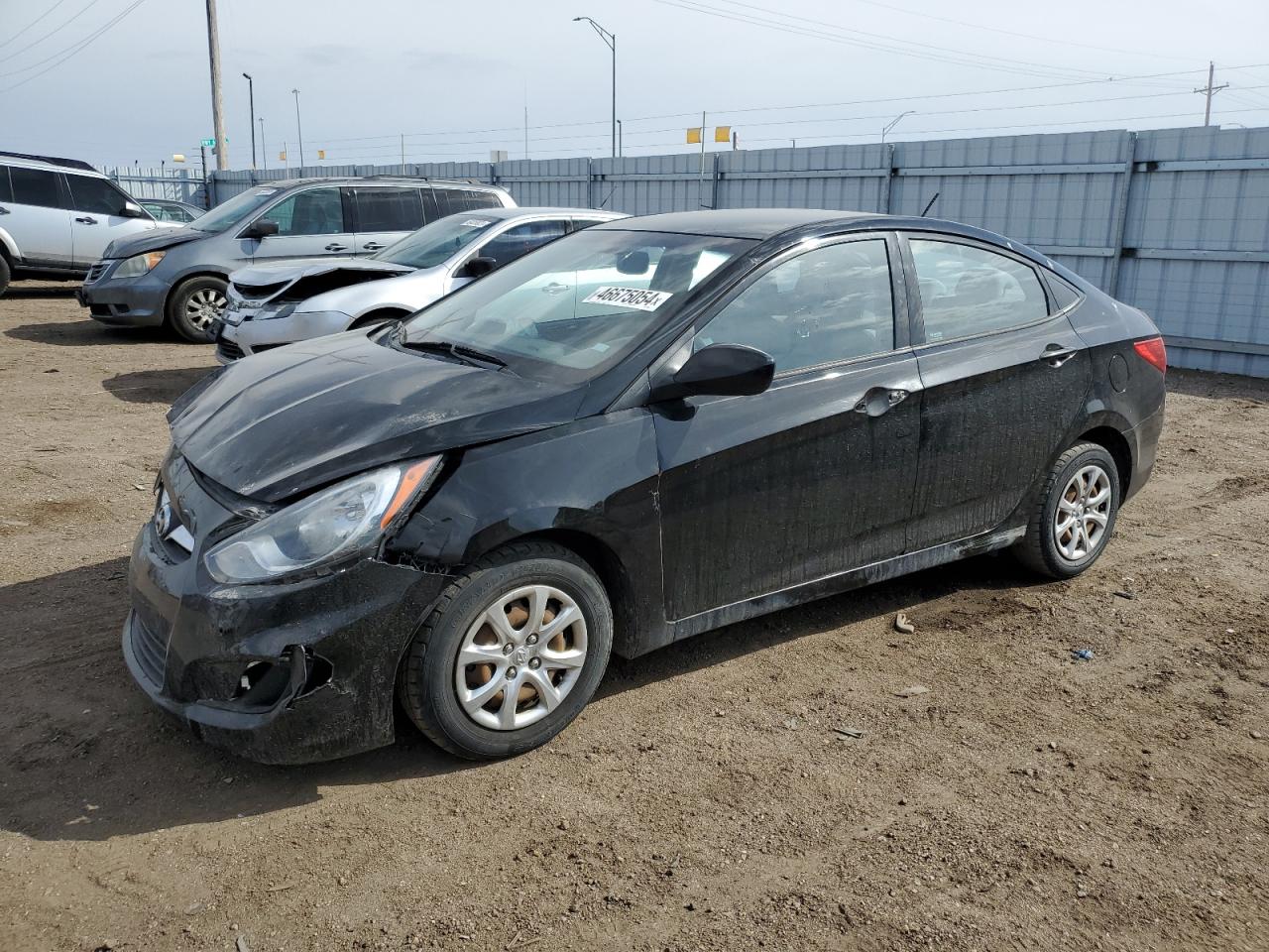 2013 Hyundai Accent Gls VIN: KMHCT4AE0DU453311 Lot: 46675054