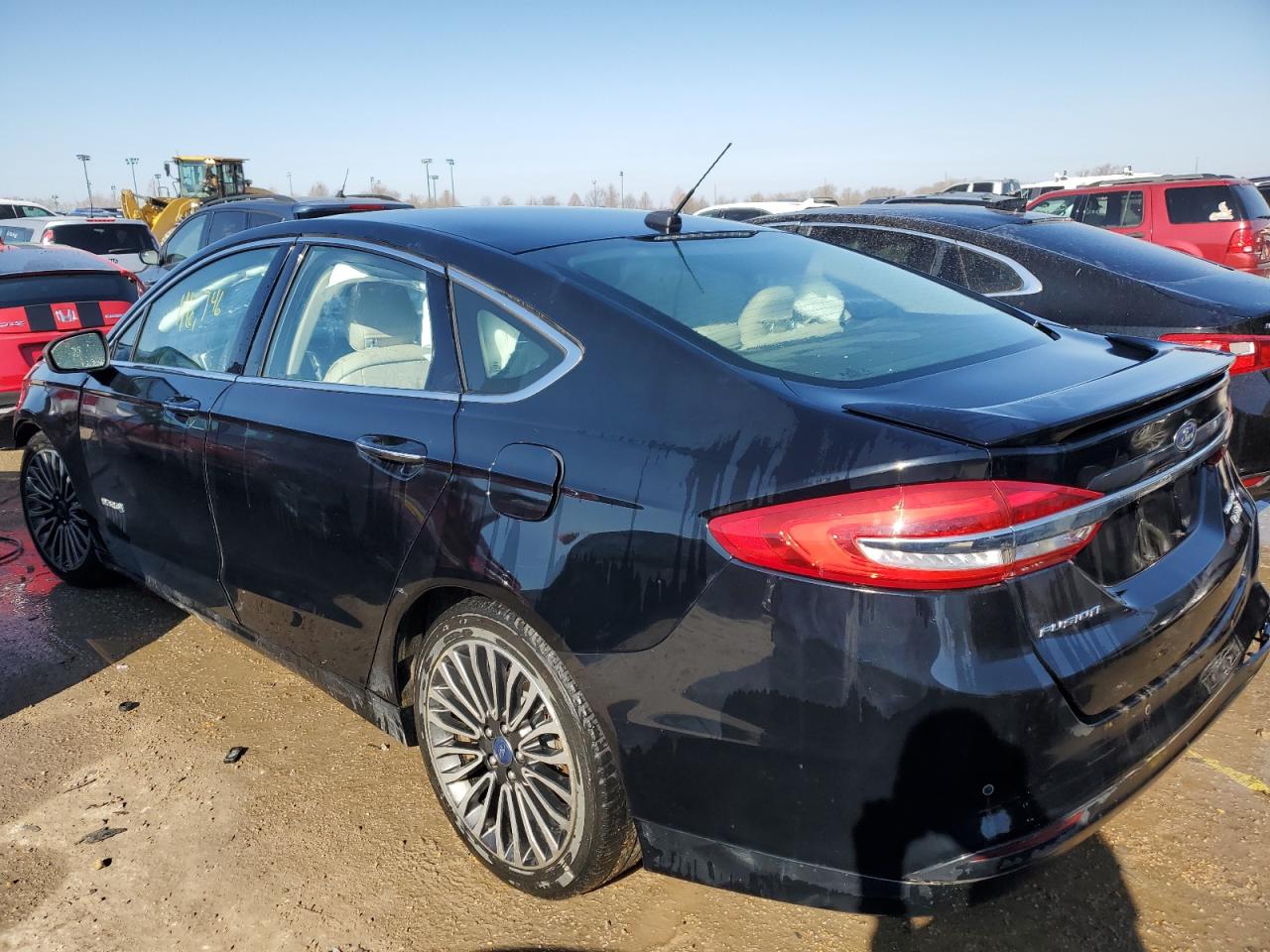 2018 Ford Fusion Titanium/Platinum Hev VIN: 3FA6P0RU1JR152338 Lot: 46089654