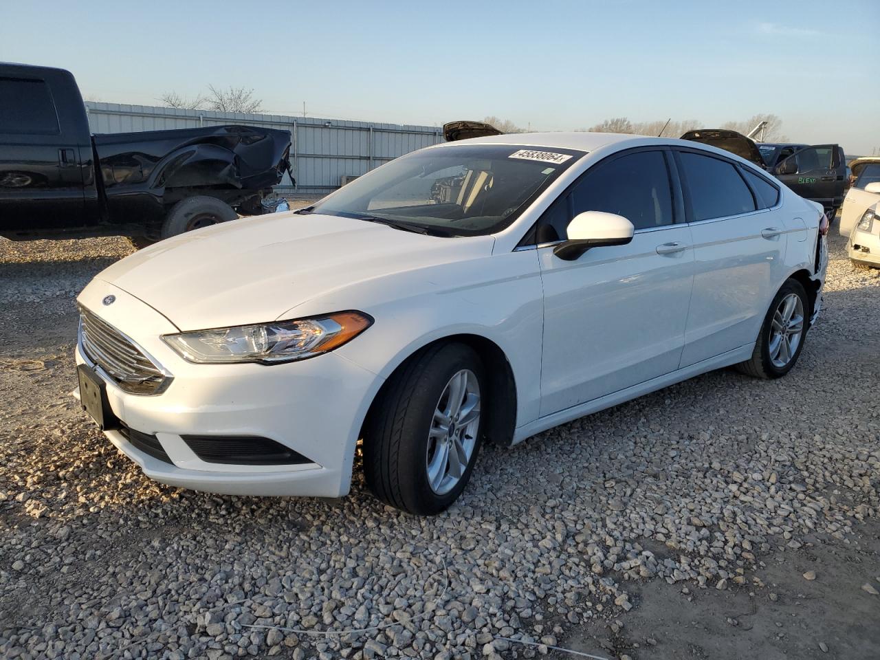 2018 Ford Fusion Se VIN: 3FA6P0HD8JR240739 Lot: 45838064