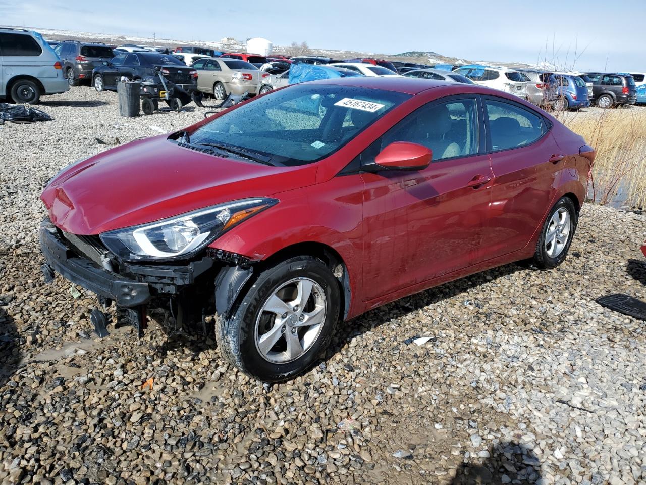 2014 Hyundai Elantra Se VIN: 5NPDH4AE0EH537442 Lot: 45167434