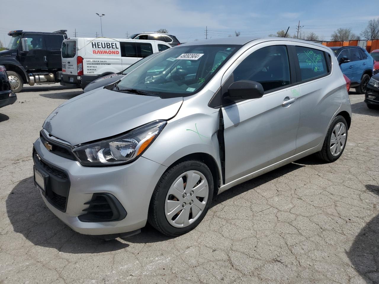 2017 Chevrolet Spark Ls VIN: KL8CB6SAXHC831587 Lot: 49092904