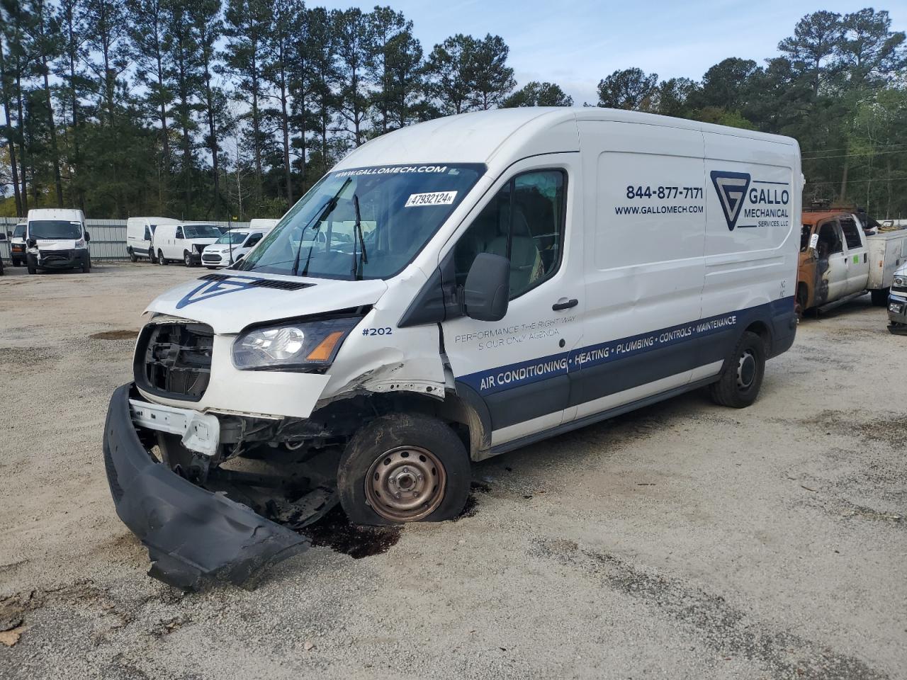 2019 Ford Transit T-150 VIN: 1FTYE2CM2KKB81902 Lot: 47932124