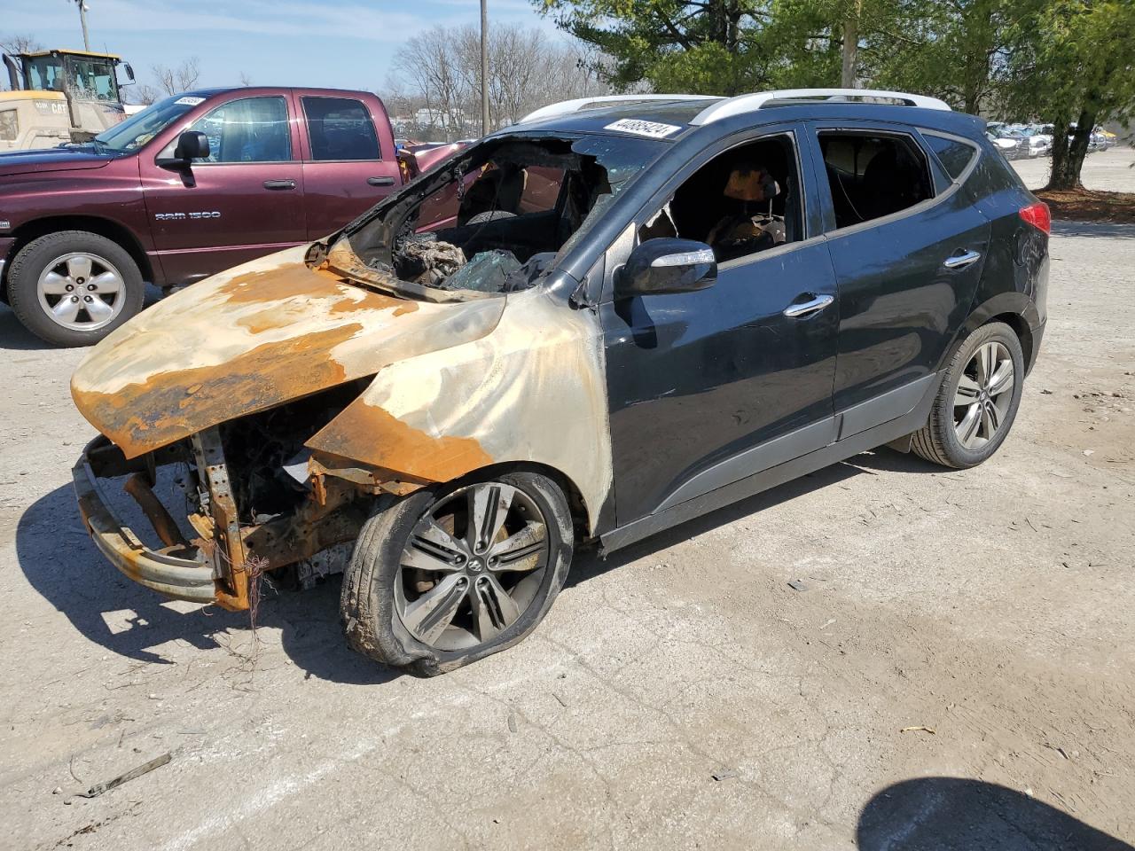 2014 Hyundai Tucson Gls zu verkaufen in Lexington, KY - Burn