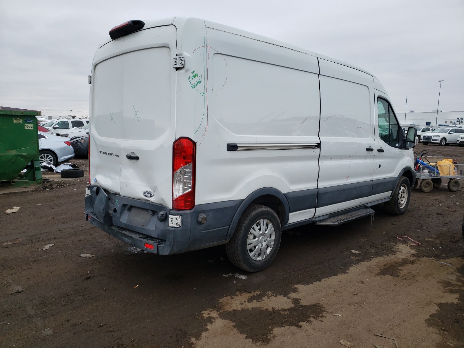 1FTYE2CM7JKA12117 2018 Ford Transit T-150