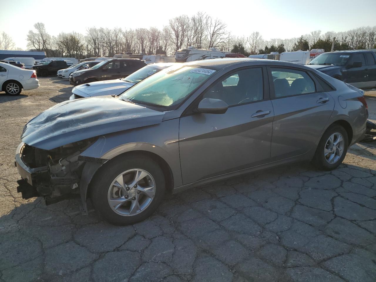 2021 Hyundai Elantra Se VIN: KMHLL4AGXMU159853 Lot: 48424464