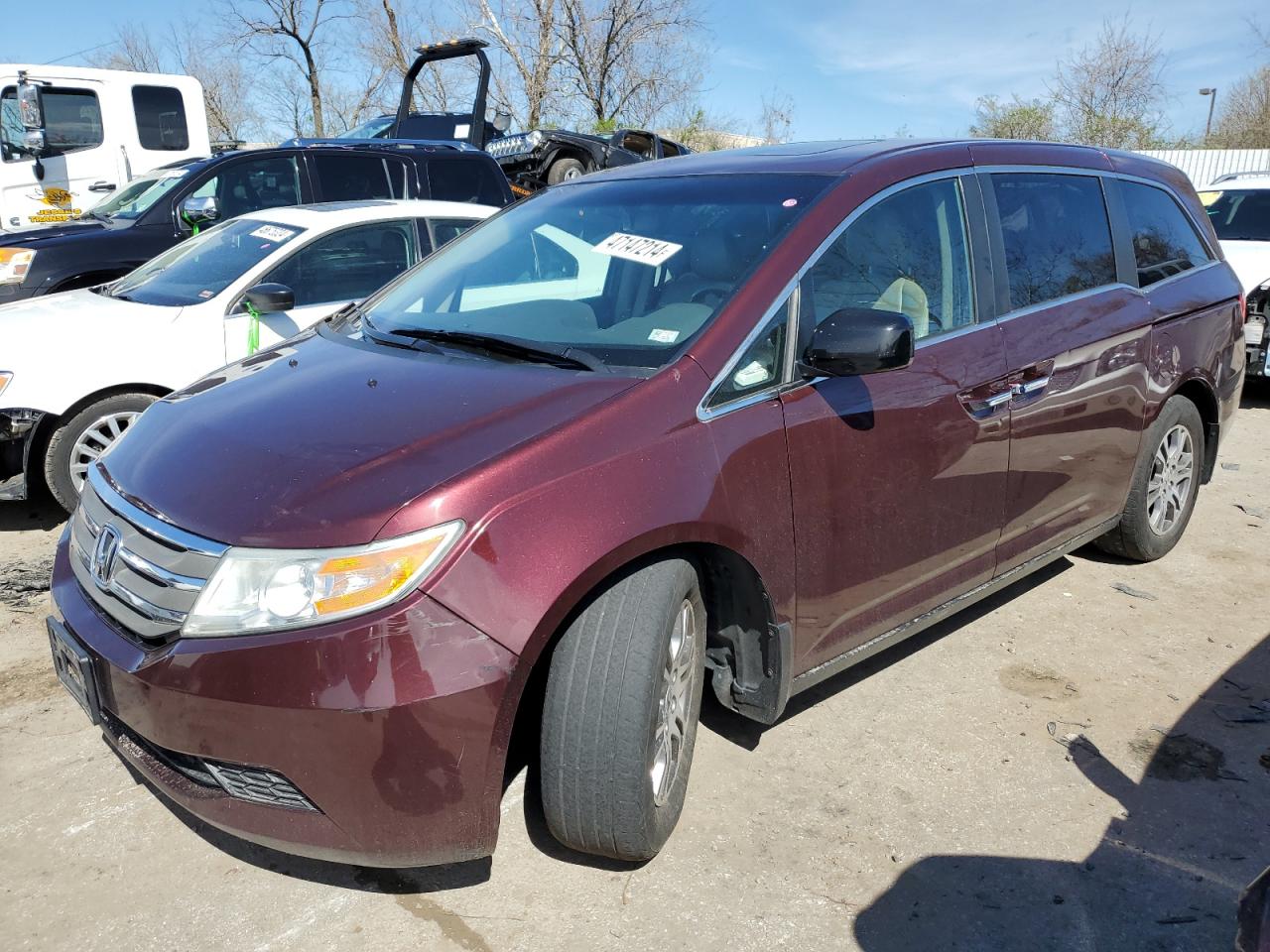 2013 Honda Odyssey Exl VIN: 5FNRL5H64DB057328 Lot: 47147214