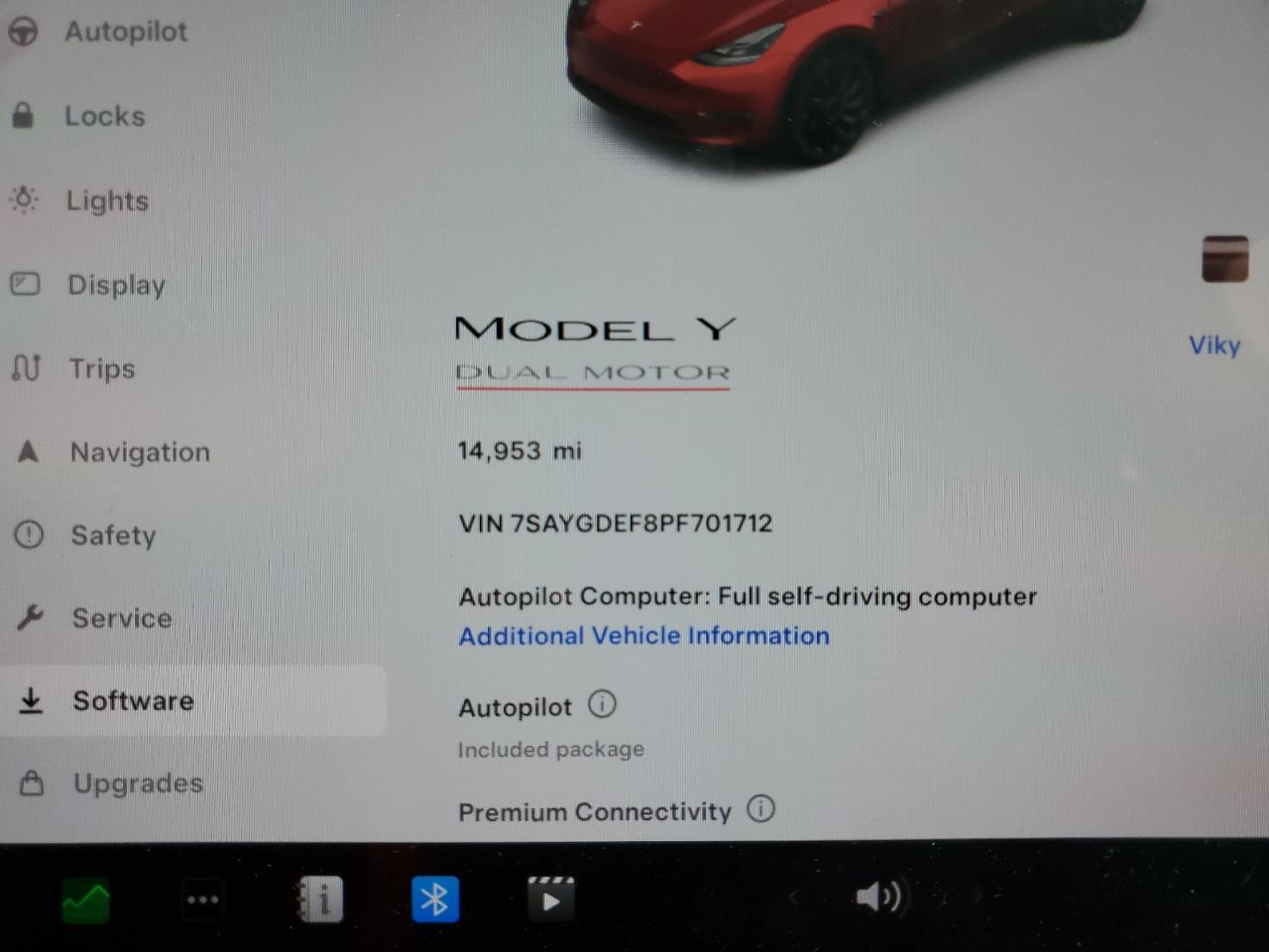 2023 Tesla Model Y VIN: 7SAYGDEF8PF701712 Lot: 46723914