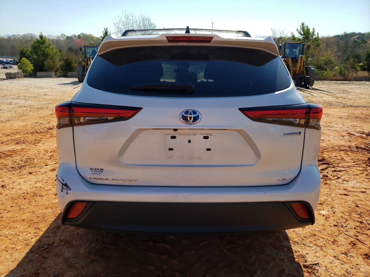 2022 Toyota Highlander Hybrid Le VIN: 5TDZARAH0NS517350 Lot: 47221454