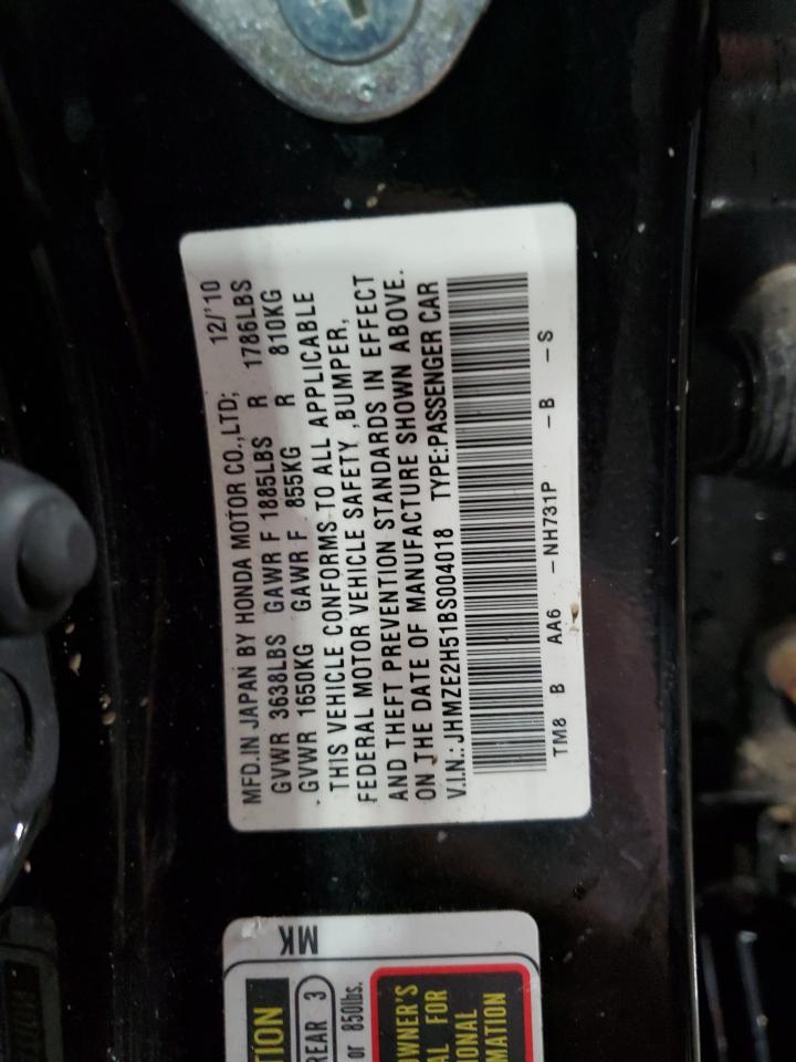 JHMZE2H51BS004018 2011 Honda Insight Lx