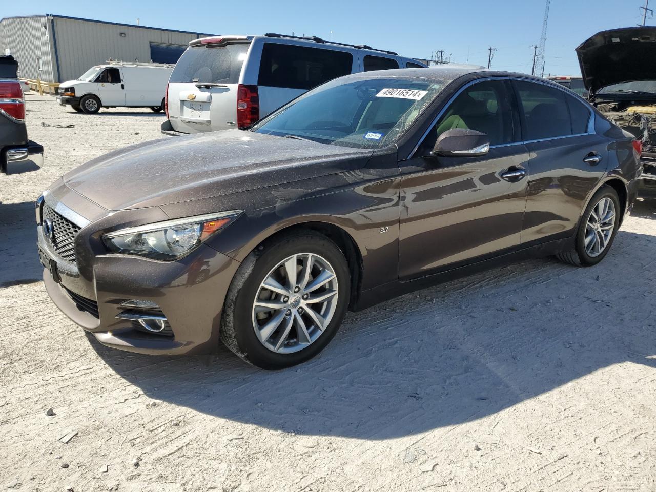 2014 Infiniti Q50 Base VIN: JN1BV7AR6EM707493 Lot: 49016514