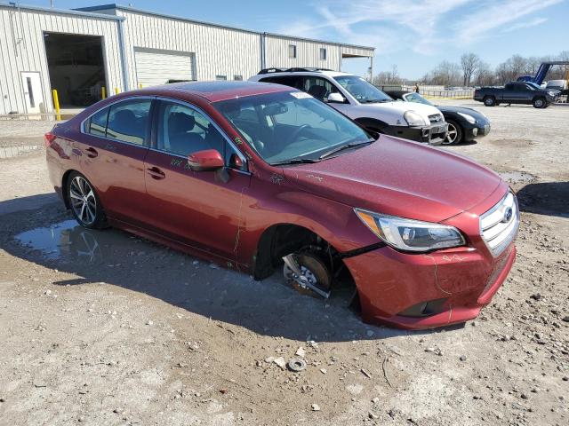  SUBARU LEGACY 2015 Червоний