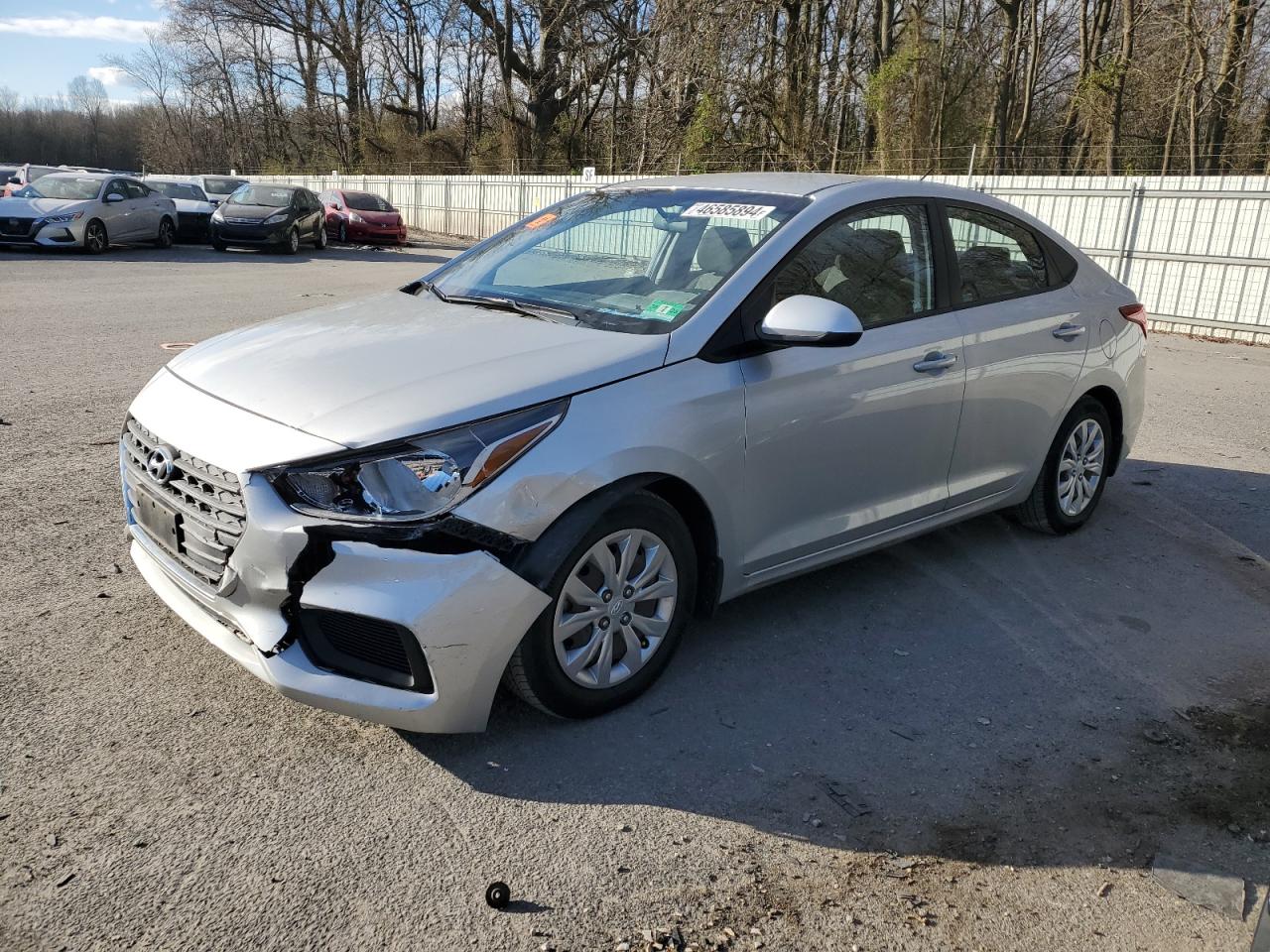 2018 Hyundai Accent Se VIN: 3KPC24A37JE033173 Lot: 46585894