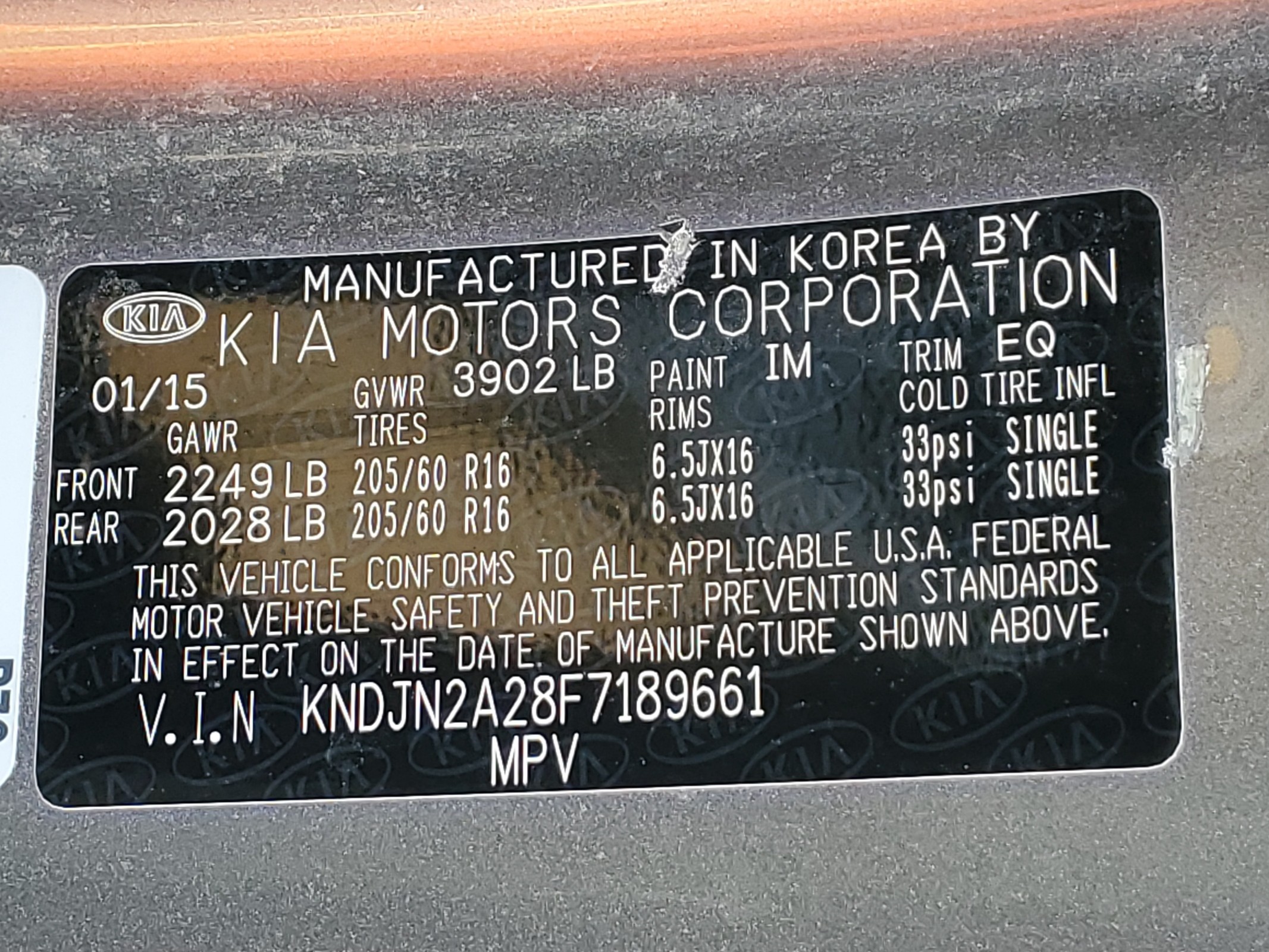 KNDJN2A28F7189661 2015 Kia Soul