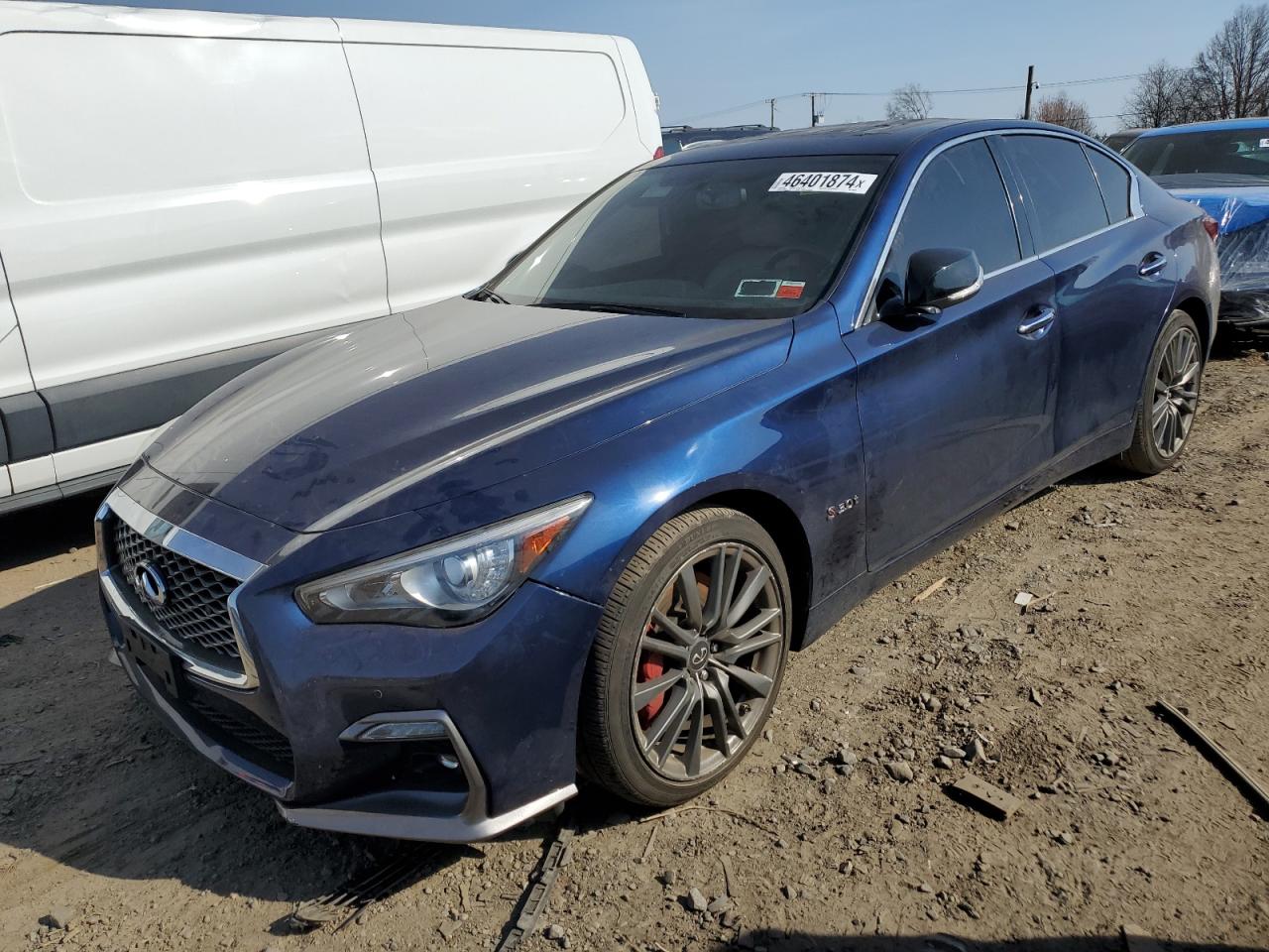 2020 Infiniti Q50 Red Sport 400 VIN: JN1FV7AR3LM660275 Lot: 46401874