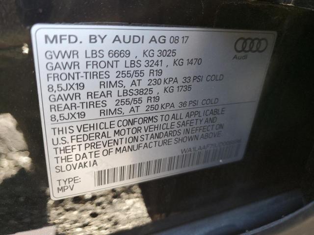 2018 AUDI Q7 PREMIUM PLUS Photos | MD - BALTIMORE EAST - Repairable ...